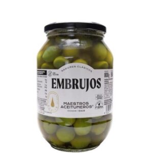 Tarros Embrujos M. Aceituneros – Aceitunas verdes aliñadas tradicionales