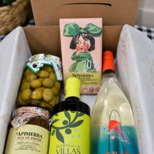 Cesta Gourmet “Verde Oliva” – Sabores Premium del Mediterráneo