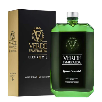 Verde Esmeralda Green Emeralda Picual 500 ml | AOVE Premium Gourmet de Jaén
