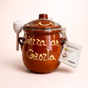 Orza de Cerámica con 250 g de Miel Apisierra Artesanal